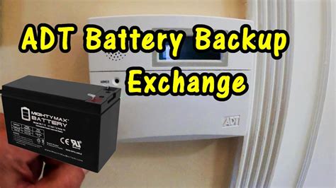 adt metal box|ADT panel box battery replacement.